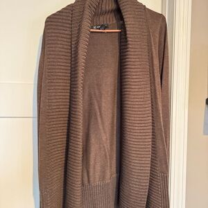 Women's Brown Cardigan Sweater